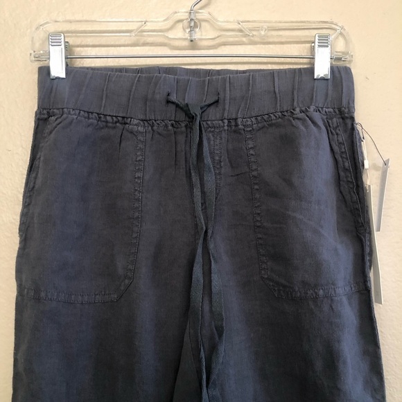 Caslon Woman’s Linen Joggers in Grey Ebony Size XXSmall Petite - Picture 3 of 16